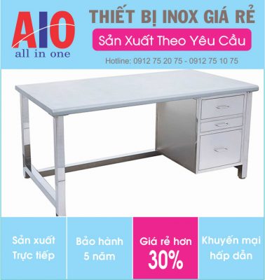 12 ban lam viec inox