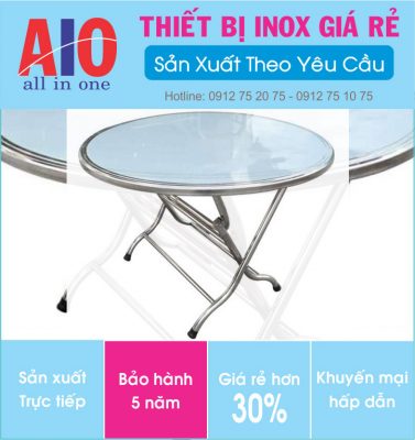 15 ban xep inox chon