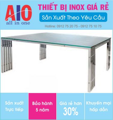 Bàn inox phòng khách 25 25 ban inox phong khach