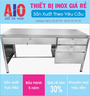 31 ban lam viec inox
