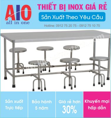 34 ban an inox canteen