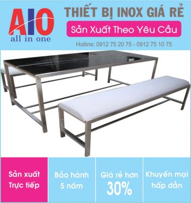 35 ban inox ngoai vuon