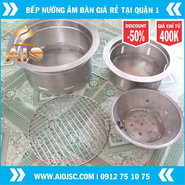 Thiết kế nhà hàng nướng không khói giá rẻ tại quận 1 32 bep nuong am ban inox 304 gia re