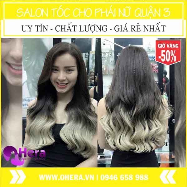 tạo kiểu tóc nữ đẹp quận 3