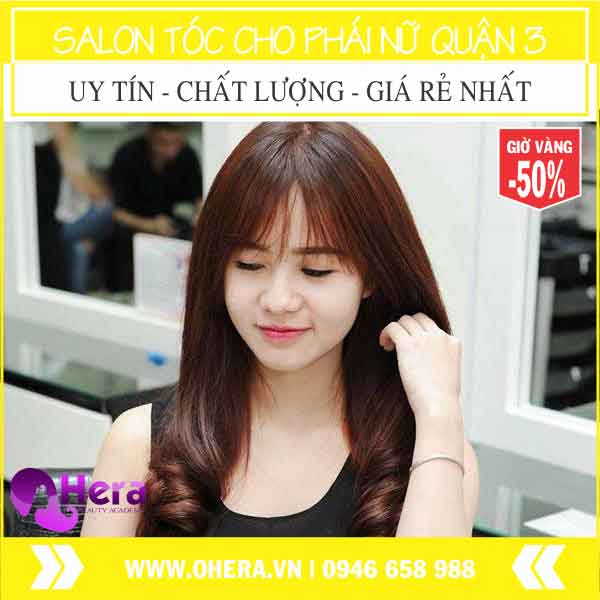 tạo mẫu tóc nữ quận 3