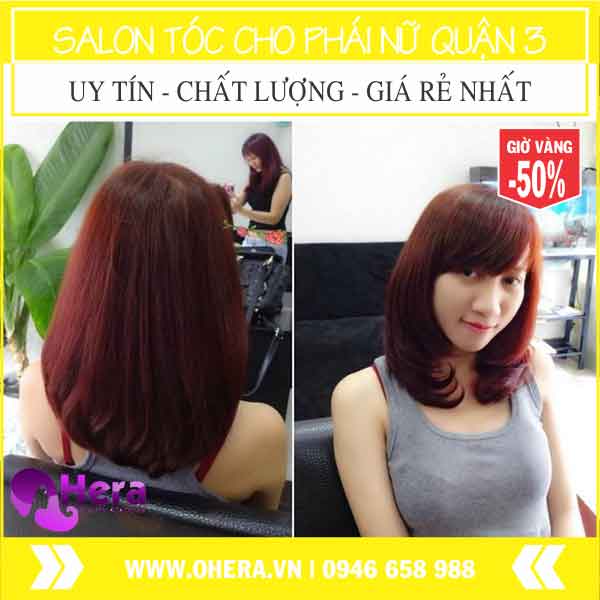 cắt tóc nữ đẹp giá rẻ quận 3