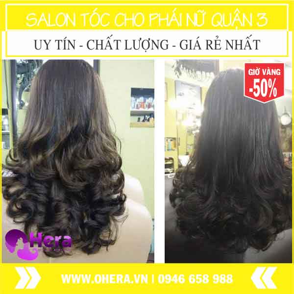 làm tóc nữ đẹp giá rẻ quận 3