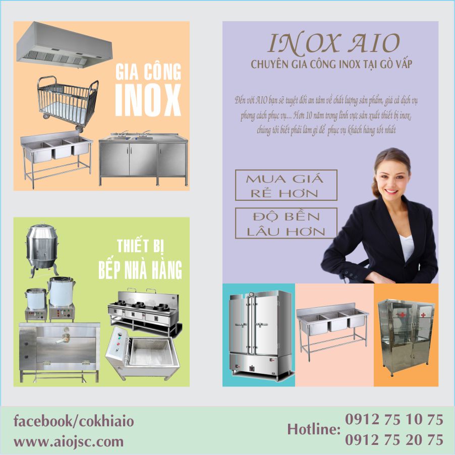 cua hang inox go vap - Nhận làm thiết bị inox,bếp nhà hàng tại Gò Vấp