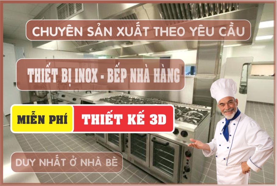 thi cong thiet ke thiet bi bep nha hang - Địa chỉ làm thiết bị bếp công nghiệp tại Nhà Bè